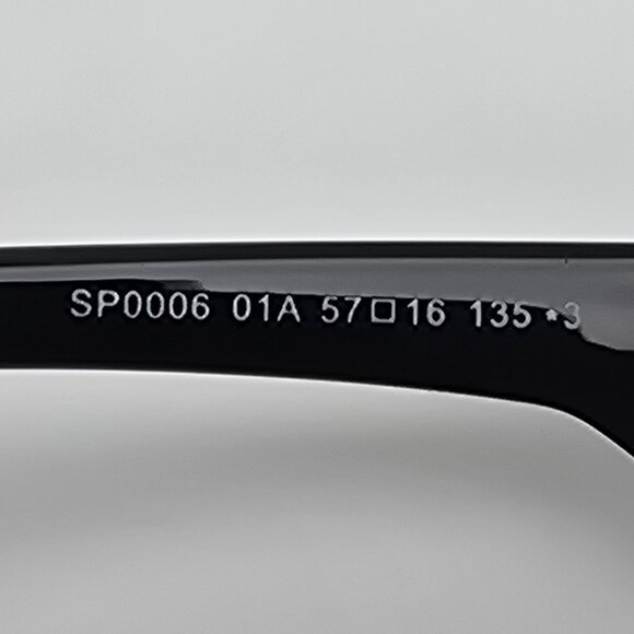 *SOLD* Adidas SP0006 01A Shiny Black Frame Smoke Grey Lens Sport Sunglasses - Picture 7 of 12